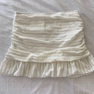 White skirt